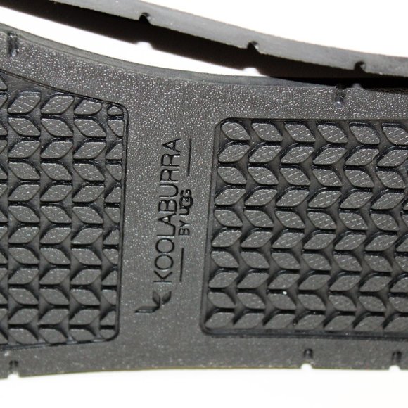 Koolaburra by UGG Buckle Sandals Platforms Black/White Women's 9 New! - Picture 11 of 12